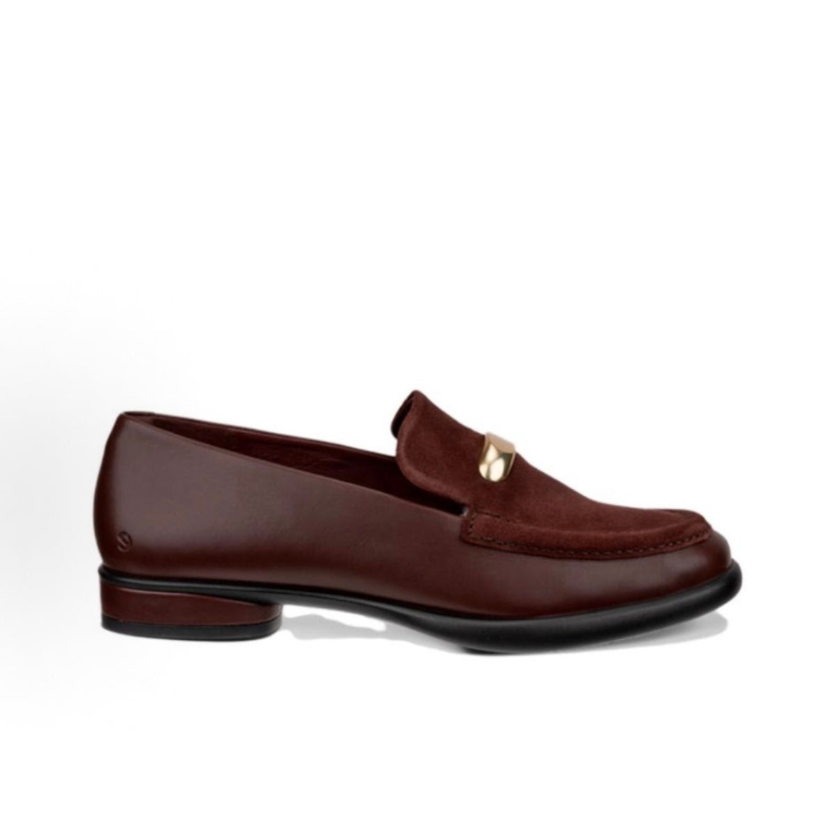 ECCO WOMEN'S 41 SCULPTED LX CHOCOLATE BROWN LOAFER NIB 22234352350