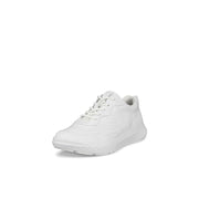 ECCO WOMEN'S 41 ATH-1FTR WHITE LEATHER SNEAKER NIB NO LID 20569301007
