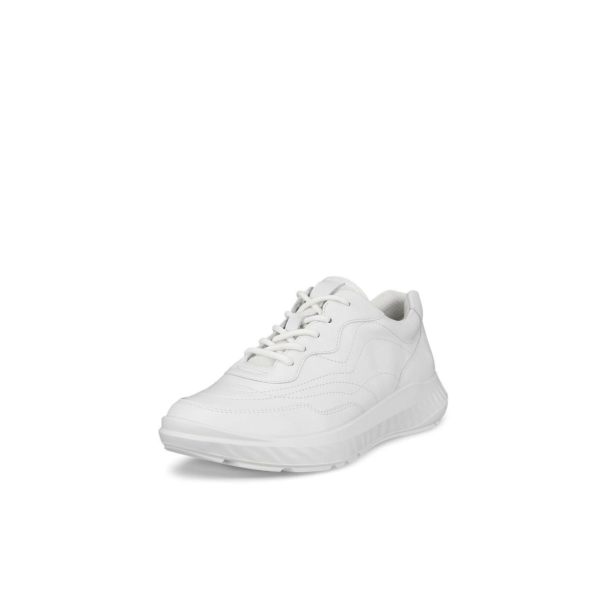 ECCO WOMEN'S 41 ATH-1FTR WHITE LEATHER SNEAKER NIB NO LID 20569301007