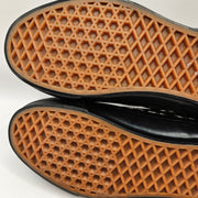 VANS WOMEN'S 7.5 HOUNDSTOOTH BLACK WHITE SLIP ON BLACK OUTSOLE NWOB