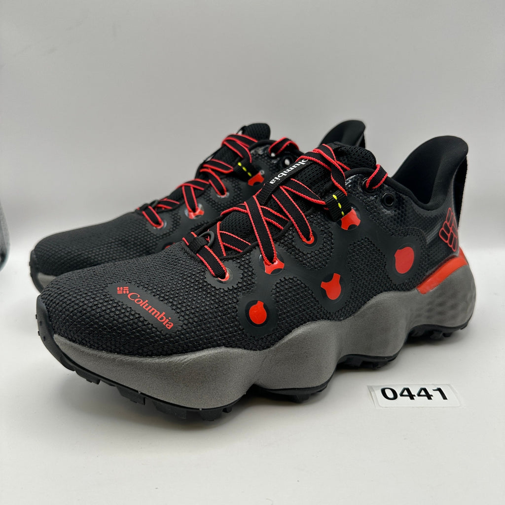 COLUMBIA Women's 6 Escape Thrive Ultra Black/Red Hiking Trail Waterproof