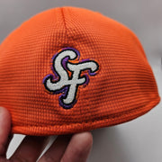NEW ERA L/XL SAN FRANSICO GIANTS 2025 CITY CONNECT BATTING ORANGE PURPLE NWT