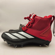 ADIDAS MEN'S 9 ADIZERO CHAOS RED BLACK FOOTBALL CLEATS NWOB IE3999