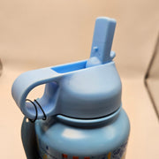 LOBSTER 32 OZ DOUBLE LAYER INSULATED FLASK WITH STRAW AND PLASTIC LID ANTI LEAK