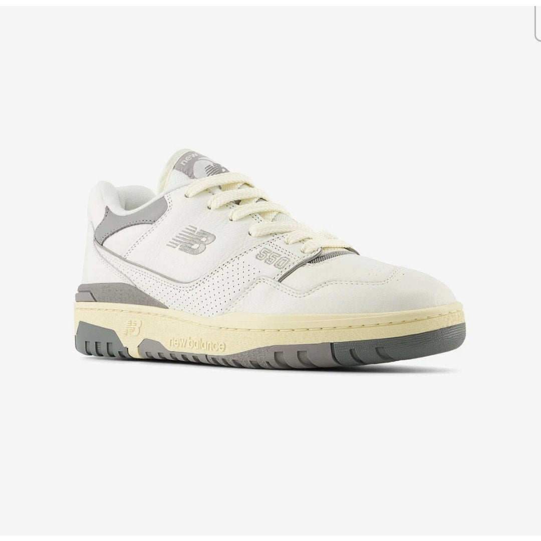 NEW BALANCE MEN'S 6 550 LOW TOP OG BASKETBALL SNEAKER BB550PTC NIB WHITE GREY