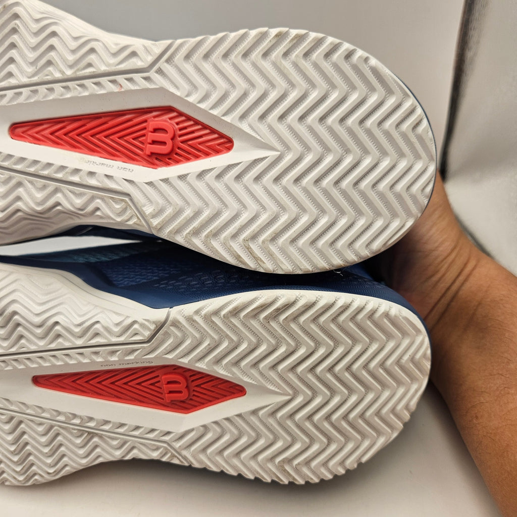 WILSON WOMEN'S 11 TENNIS SHOES BLUE WHITE DURALAST COURT SNEAKERS WRS332960 NWOB