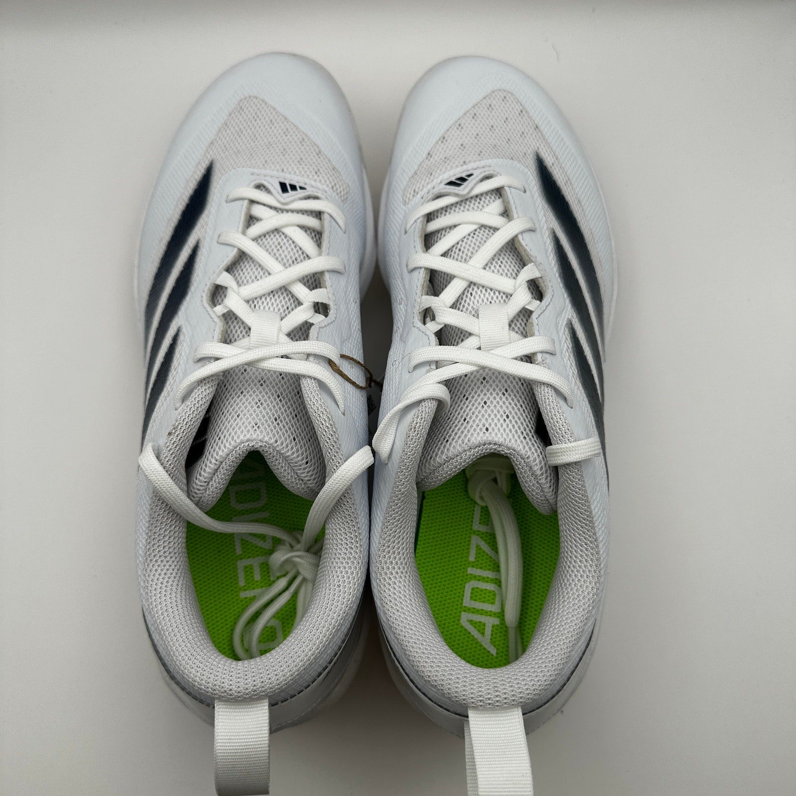 Adidas Womens Size 11 Softball Shoes Adizero Instinct IH3468 White/Blue