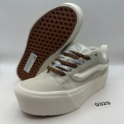 Vans Women's 5 Platform Suede Leather Gray/White