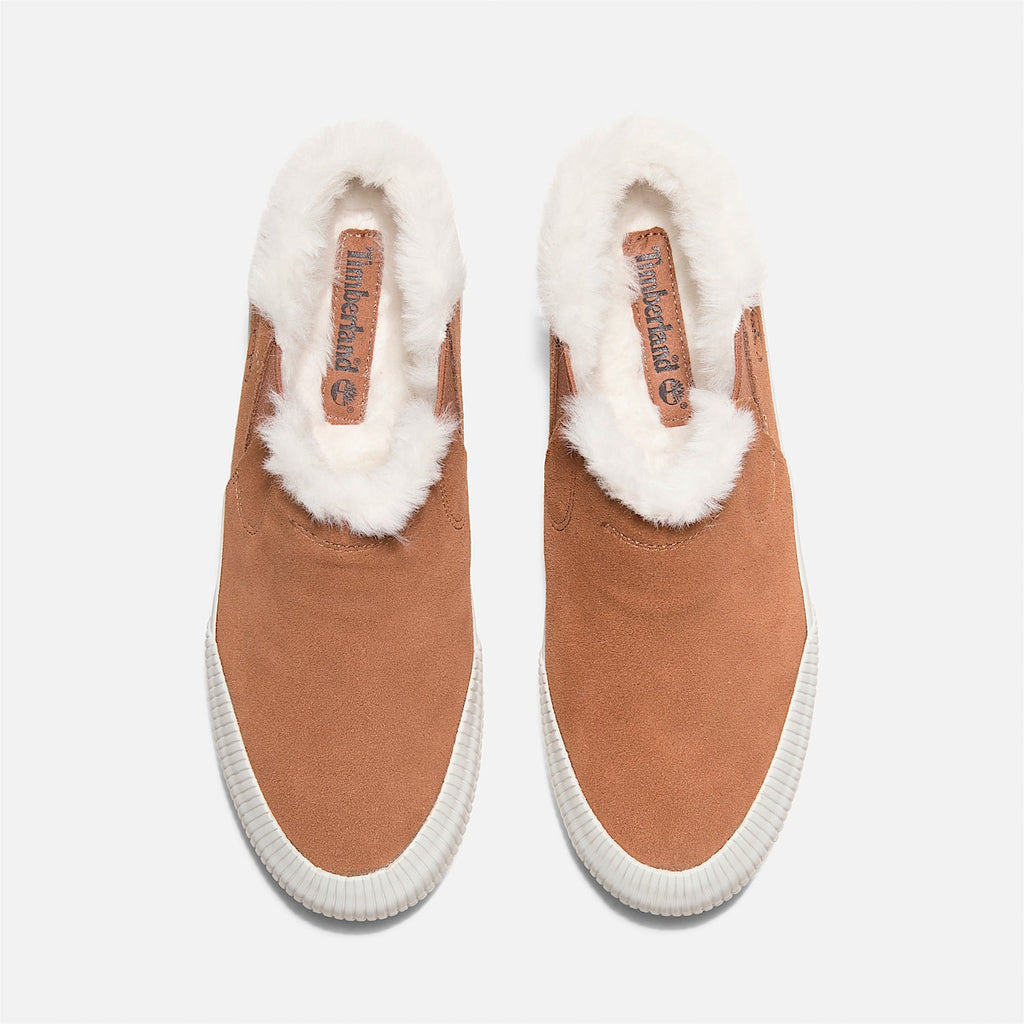TIMBERLAND WOMEN'S 9.5 SKYLA BAY 2.0 LOW WARM LINED SNEAK RUST SUEDE NIB