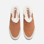 TIMBERLAND WOMEN'S 9.5 SKYLA BAY 2.0 LOW WARM LINED SNEAK RUST SUEDE NIB
