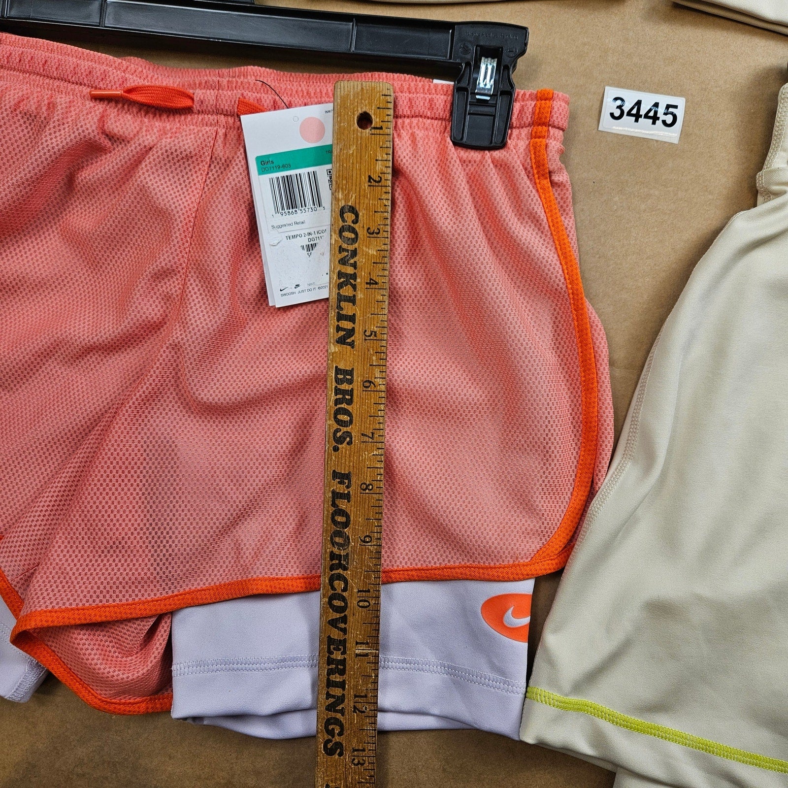 LOT OF 4 - NIKE GIRLS XL TEMPO RUNNING SHORTS SKORT NWT