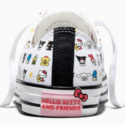 CONVERSE X SANRIO HELLOW KITTY MEN'S 10.5 CTAS CHARACTER ALL OVER PRINT NIB