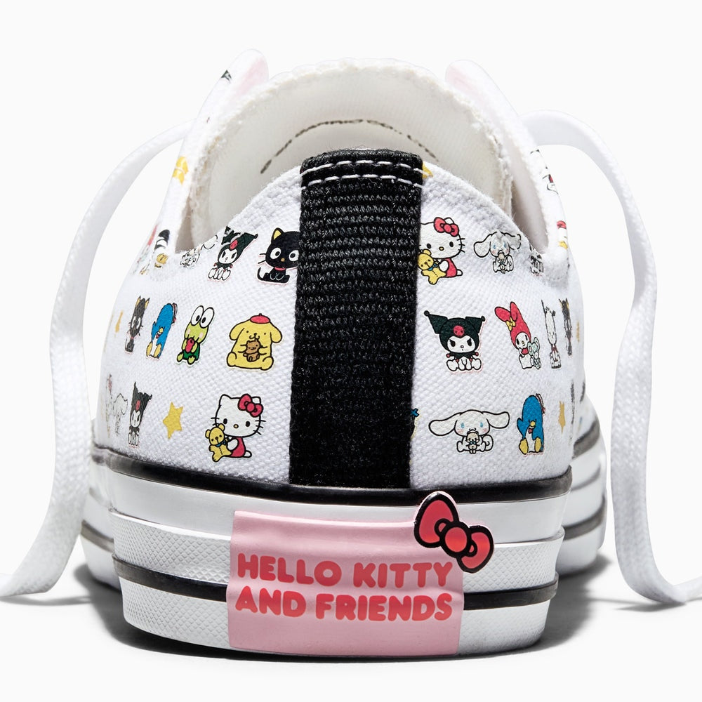 CONVERSE X SANRIO HELLOW KITTY MEN'S 10.5 CTAS CHARACTER ALL OVER PRINT NIB
