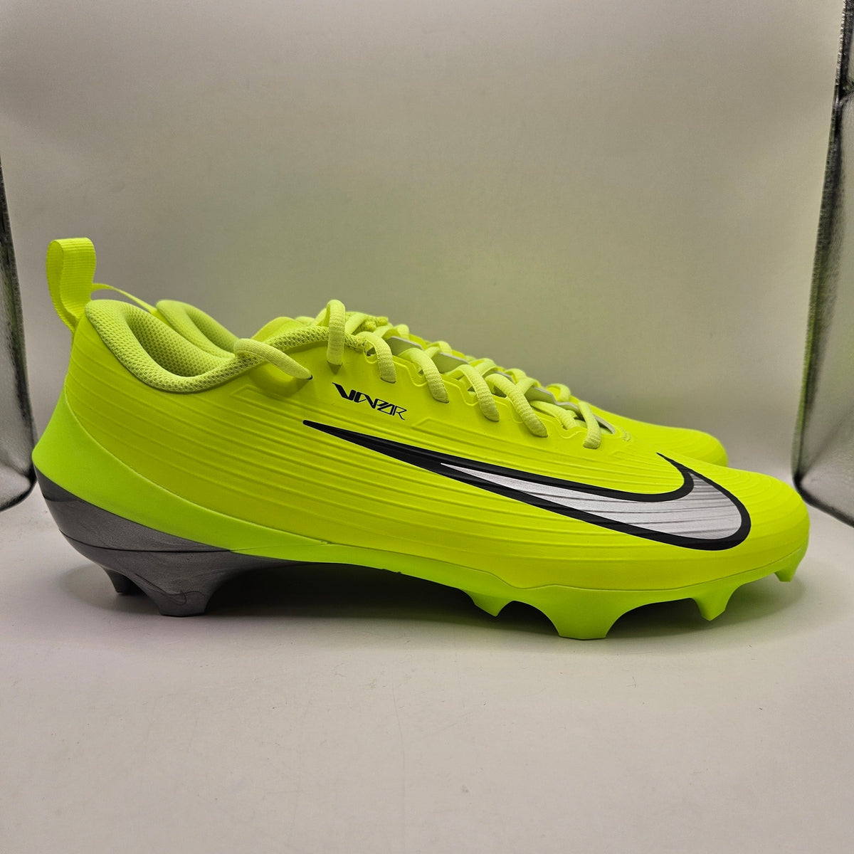 NIKE MEN'S 13.5 VAPOR SPEED 3 FOOTBALL CLEATS VOLT/SILVER IQ5164-700 NWOB