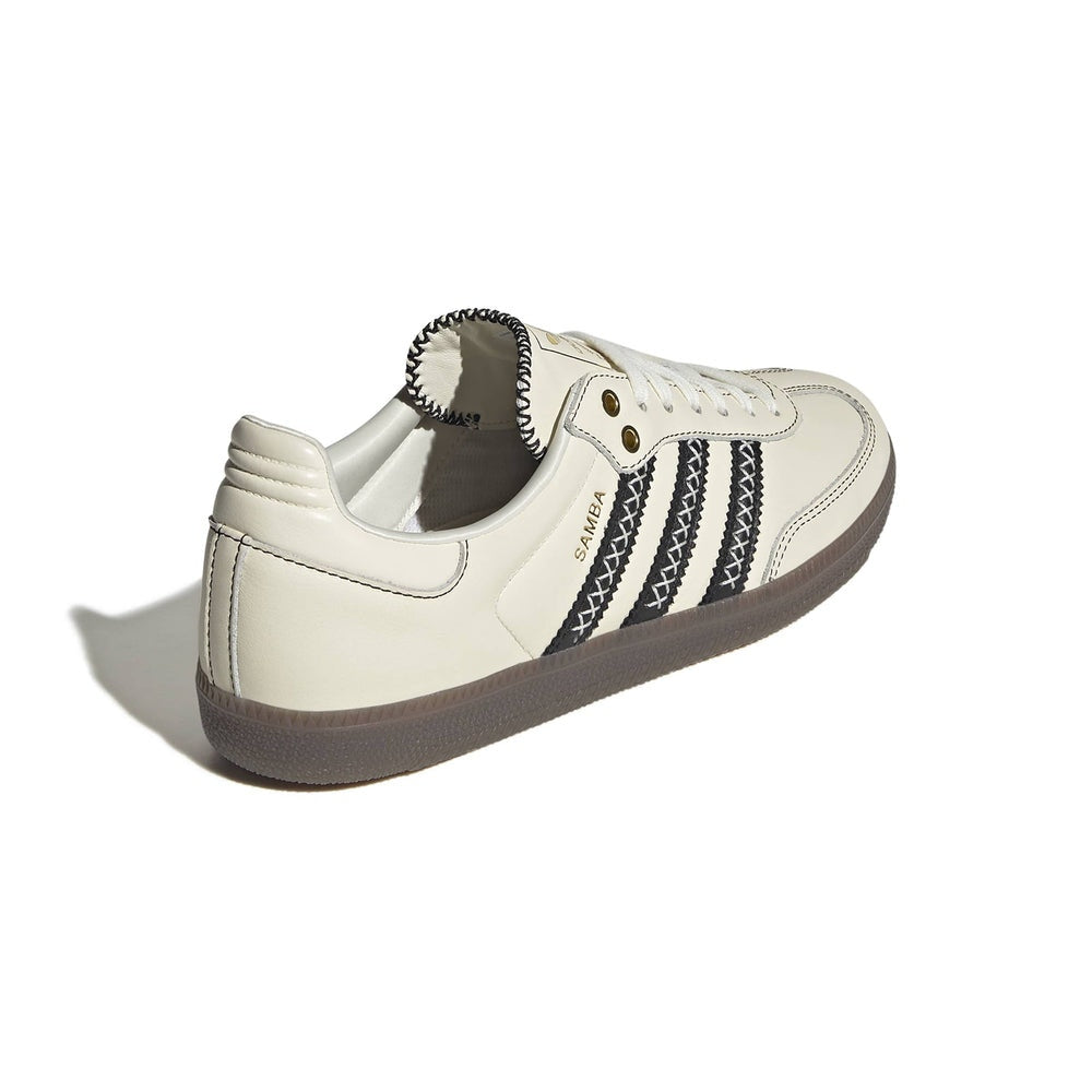 ADIDAS ORIGINALS MEN'S 10.5 SAMBA OG OFF WHITE BLACK LA6442 NIB