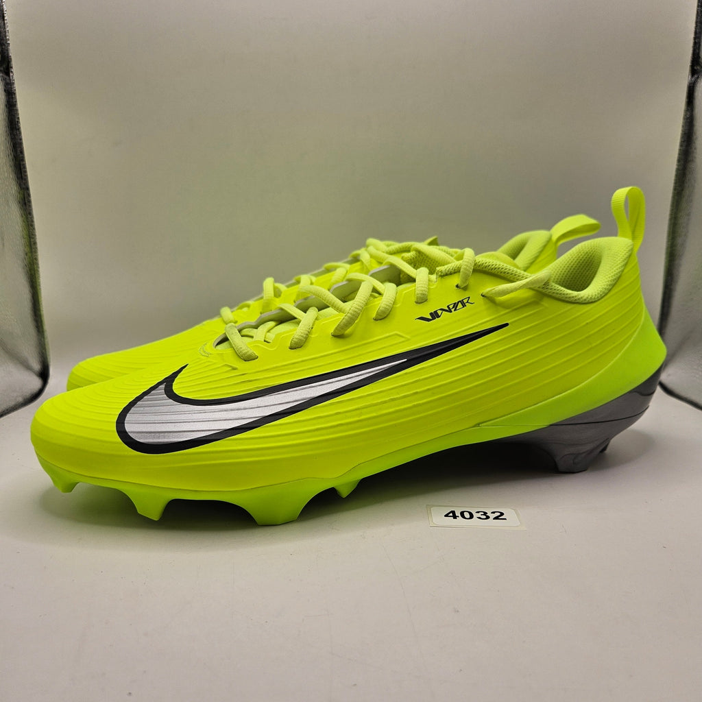 NIKE MEN'S 14.5 VAPOR SPEED 3 FOOTBALL CLEATS VOLT/SILVER IQ5164-700 NWOB