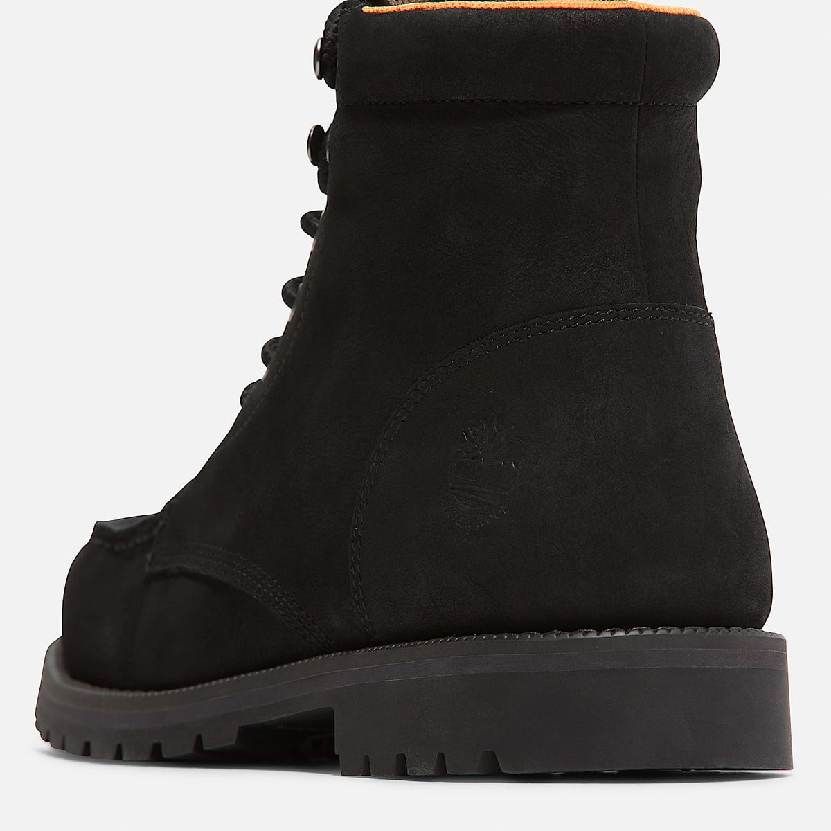 TIMBERLAND MEN'S 8 REDWOOD FALLS MID LACE WATERPROOF BLACK NUBUCK BOOTS