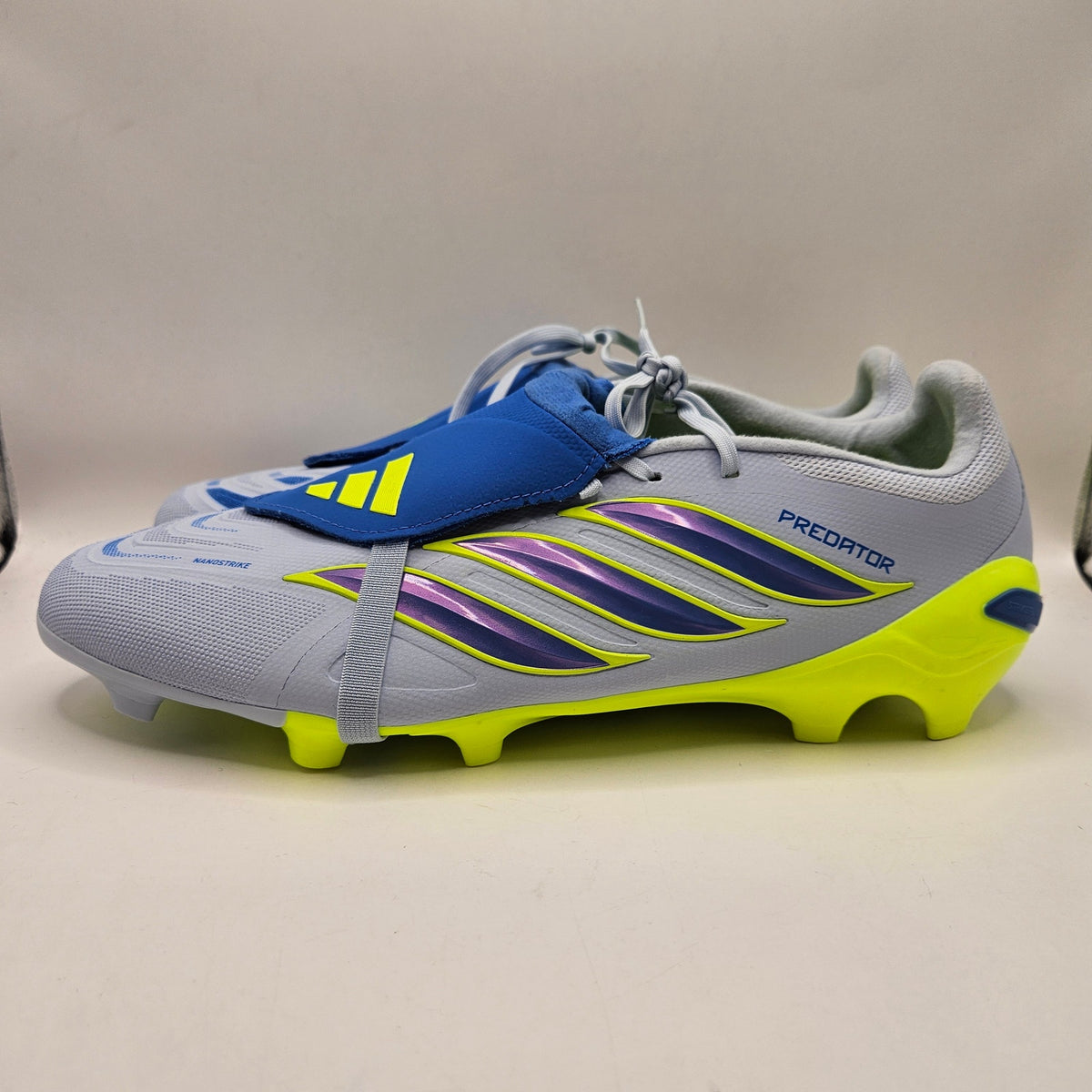 ADIDAS SIZE 12 PREDATOR LEAGUE FOLD OVER TOUGUE FG SOCCER CLEATS JS0423