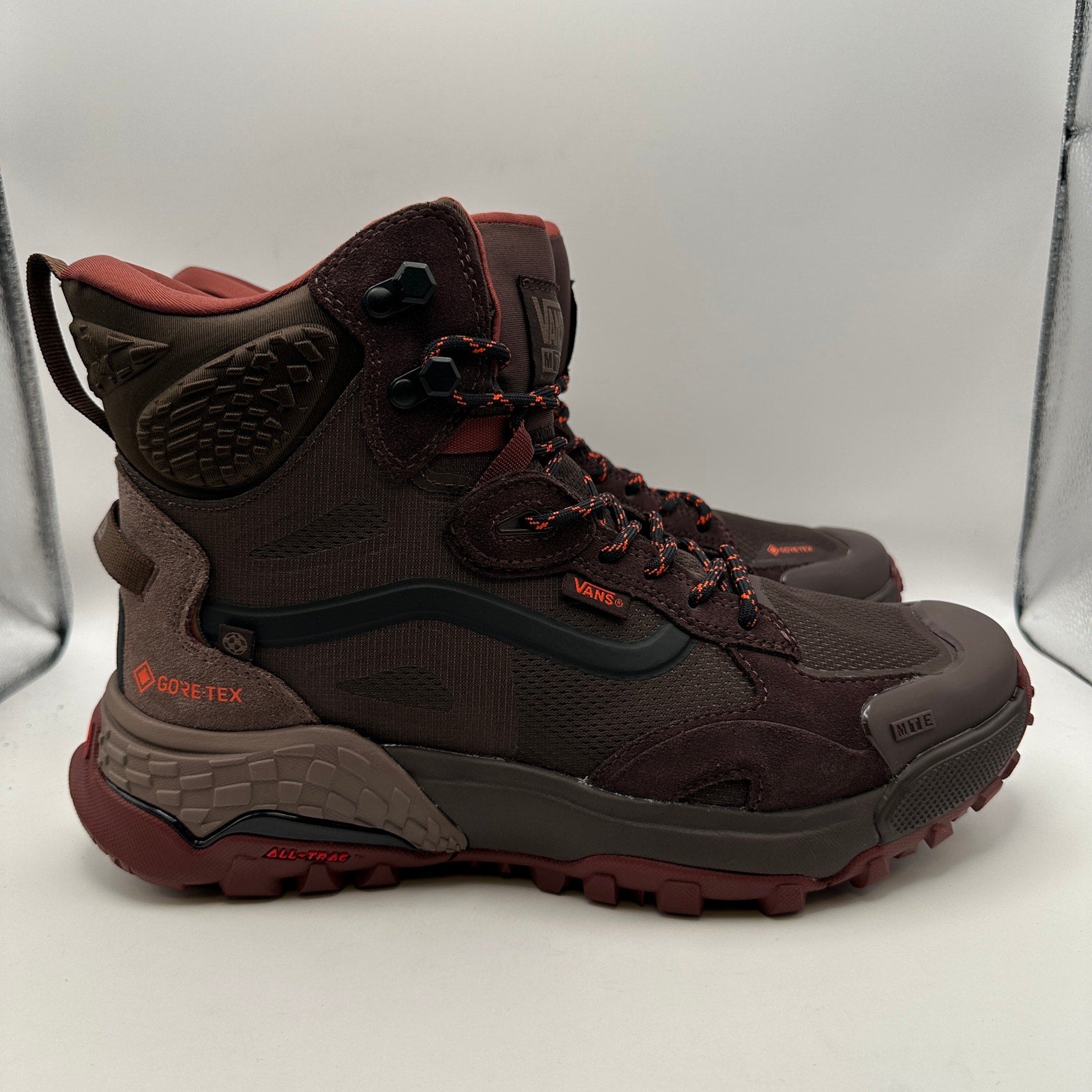 VANS Men's 9 Crestline GORE-TEX MTE Bitter Chocolate Brown MSRP $230 NWOB