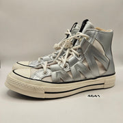 CONVERSE WOMEN'S 9 CHUCK 70 MESH HI DULL SILVER SNEAKER A15187C