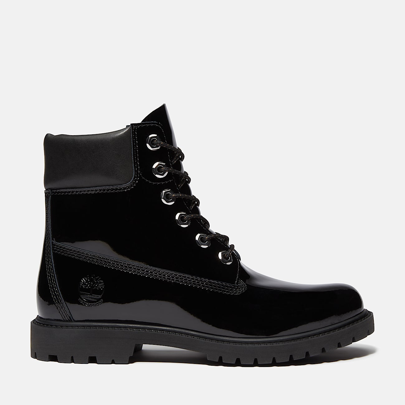 TIMBERLAND WOMEN'S 8 PATENT LEATHER PREMIUM 6-INCH WATERPROOF BOOT NIB