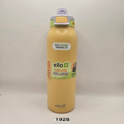 ELLO POP & FILL 32oz STAINLESS STEEL YELLOW WATER BOTTLE QUICK FILL TECHNOLOGY