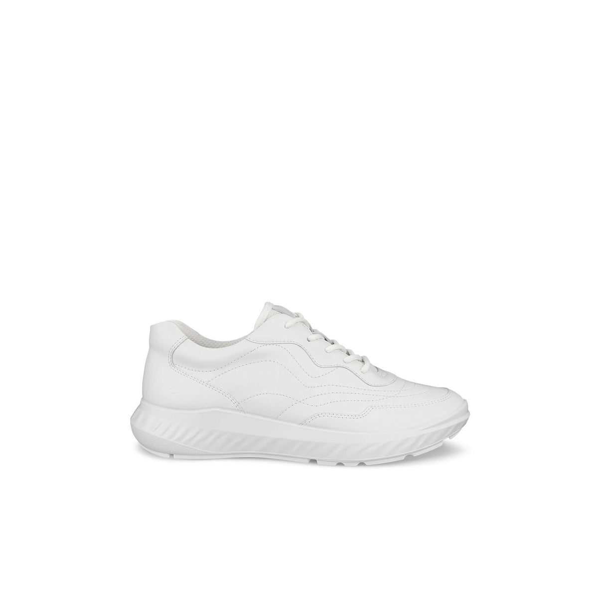 ECCO WOMEN'S 41 ATH-1FTR WHITE LEATHER SNEAKER NIB NO LID 20569301007