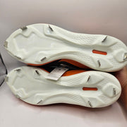 ADIDAS MEN'S 15 ICON 7 METAL BASEBALL CLEATS BLACK ORANGE LOW S23857