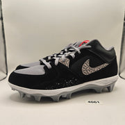 NIKE AIR JORDAN MEN'S 12 STADIUM 90 LOW TD BLK CEMENT FOOTBALL CLEAT HQ0210-060