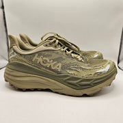 HOKA MEN'S 11 STINSON 7 OYSTER MUSHROOM WILD MUSHROOM LOW TOP RUNNING SHOES