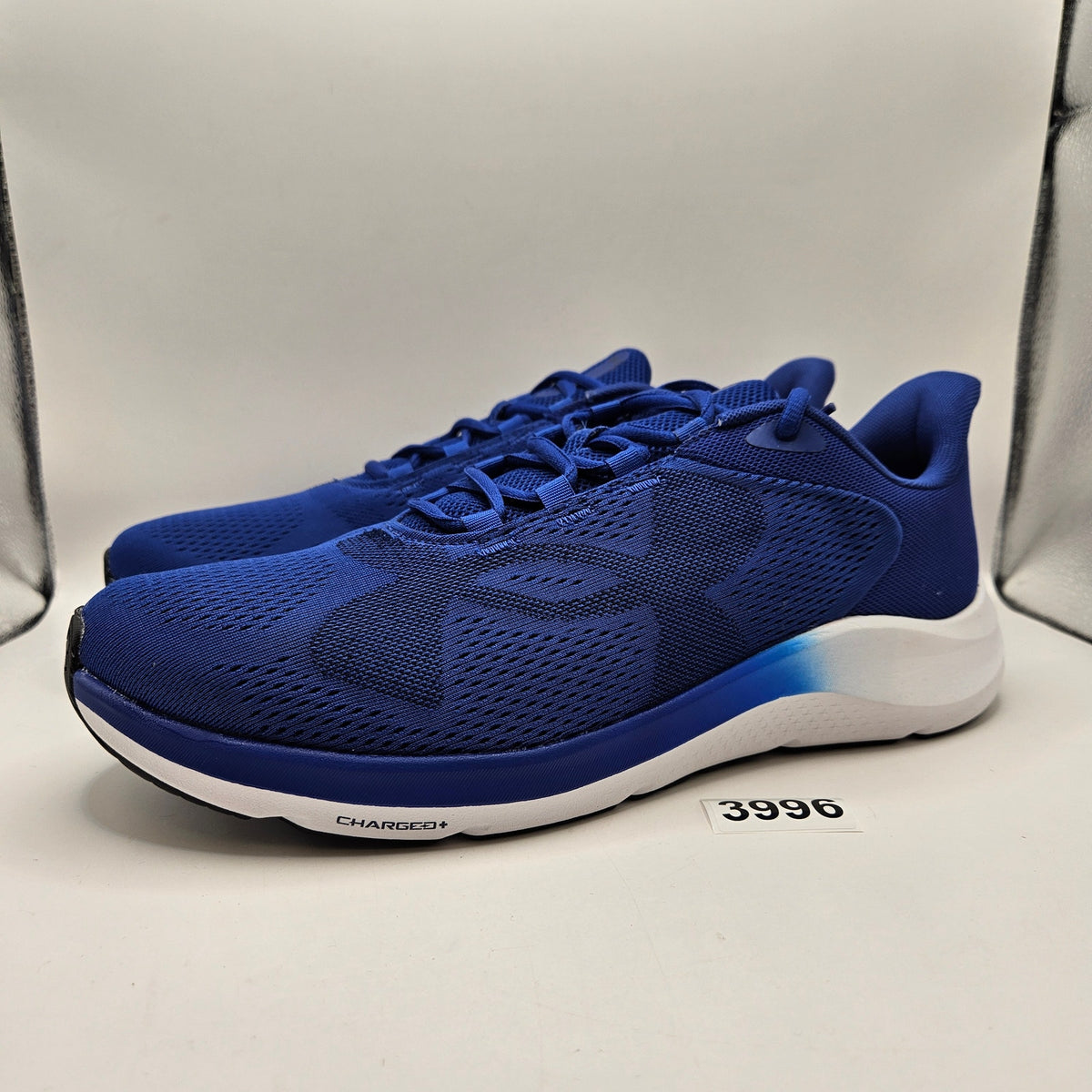 UNDER ARMOUR MEN'S 13 CHARGED PURSUIT 4 ROYAL BLUE ATHLETIC SNEAKER NWOB 6000597