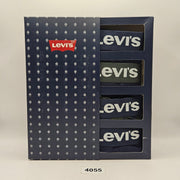 LEVI'S MEN'S MEDIUM 4 PIECE PLAID ALL OVER PRINT GIFT BOX SET NIB